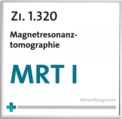 Produktbild von MADRID Silver Line Türschild 182, Format: 182,5x182,5 mm