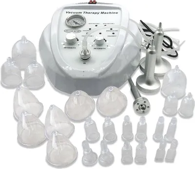 Produktbild von Bolt Edge Vakuummaschine – Schröpfset – Anti-Cellulite Massage Cups – Körperformung – Hijama – 24-teilig