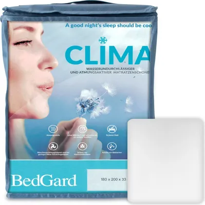 Produktbild von Matratzenschoner Clima 180x200 cm kühlend wasserdicht atmungsaktiv Milbenschutz