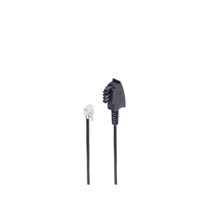 Produktbild von shiverpeaks BS70000-6, 6 m, TAE (F), RJ-11, Schwarz, Männlich, Männlich