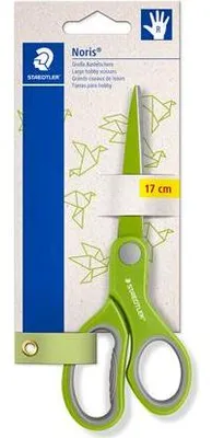 Produktbild von Schere "Noris 965", grün, Hobby, 17 cm, STAEDTLER 965 17P BK2