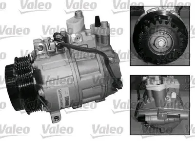 Produktbild von VALEO 813657 DCS Klimaanlage Klimakompressor PAG 46 R134a passend für MERCEDES-BENZ C-Klasse Limousine (W204) E-Klasse Limousine (W211)