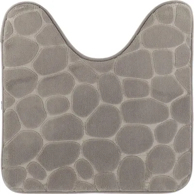 Produktbild von Tendance Toilettenvorleger/WC-Vorleger Pebble - Memory Foam - hellgrau