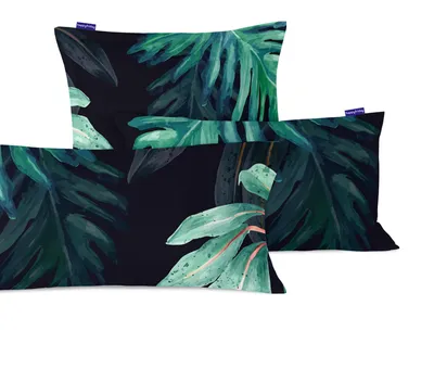 Produktbild von Ebony Kissenbezug 60x70 cm 100% Baumwolle Hergestellt in Europa