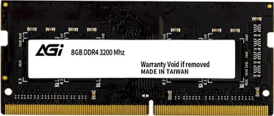 Produktbild von AGI RAM-Speicher 8 GB DDR4 SO-DIMM 3200 MHz SD138 für Laptops und Notebooks