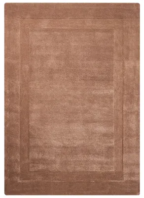 Produktbild von BELIANI Teppich Braun Wolle Einfarbig Rechteckig 160x230 cm Strukturiert ohne Muster Moderner Kurzhaar Kurzflor Wohn- und Schlafzimmer Wollteppich