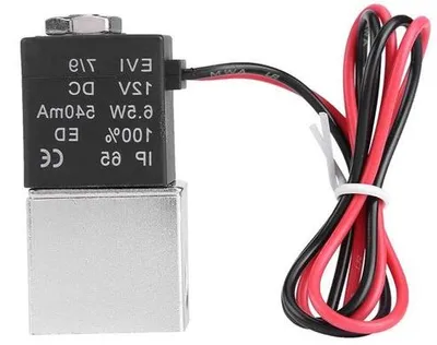 Obrázek produktu pro Elektromagnetický ventil 12 V DC, 1/4 palce, 2cestný, pro vzduch, vodu a plyn