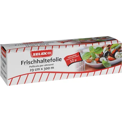 Produktbild von Selex Frischhaltefolie mit hervorragendem Hafteffekt 29cm x 300m 1108g