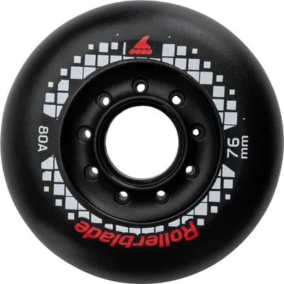 Produktbild von Rollerblade Wheels 76 mm 80 A schwarz schwarz 76