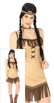 Produktbild von Guirca Miwok-indianerin-kostüm XL XL