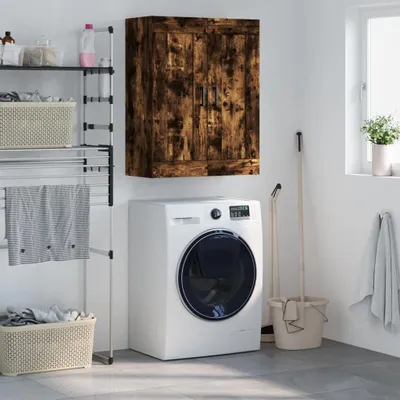 Produktbild von vidaXL Wandschrank Räuchereiche 69,5x34x90 cm Holzwerkstoff
