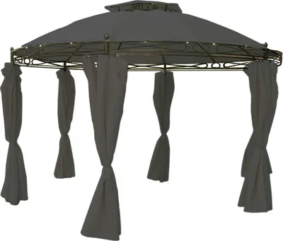 Produktbild von Wasserabweisendes Pavillon-Ersatzdach Ø 3,5m beige, rot, taupe, grau