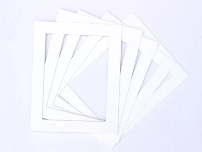 Productafbeelding van Passe-partouts Pak - Fotolijst Inleg - Kunst Presenteren - Zuurvrij Materiaal - 10 Stuks - Diverse Kleuren