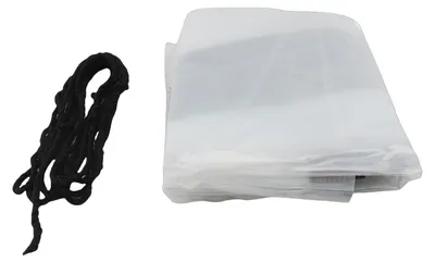 Image de Film plastique PE transparent et résistant à la pluie, avec des œillets – idéal pour couvrir les serres et retenir la chaleur pour les plantes du jardin