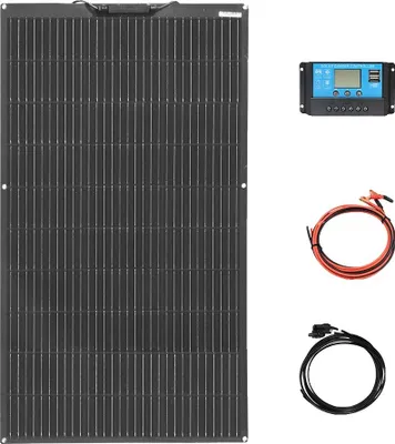 Immagine prodotto di Pannello solare flessibile, alta efficienza, design portatile, kit da 12V 100W