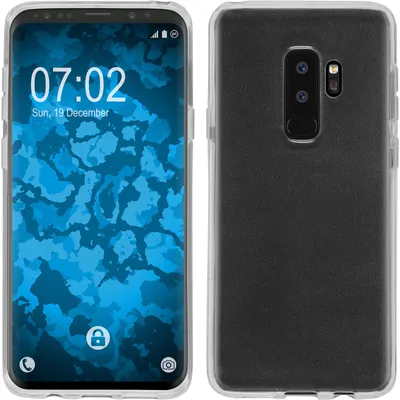 Produktbild von PhoneNatic Case kompatibel mit Samsung Galaxy S9 Plus - Crystal Clear Silikon Hülle transparent Cover