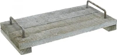 Produktbild von Holztablett Shabby Chic Deko Vintage Tablett 30cm