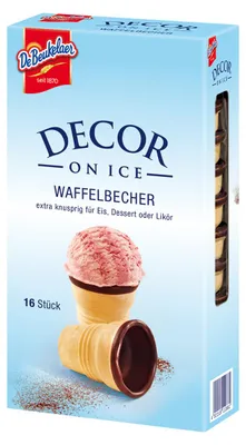 Image de De Beukelaer gobelet gaufré 16pcs