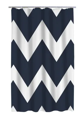 Produktbild von Ridder Duschvorhang Textil Pico 180x200 cm blau 4104303