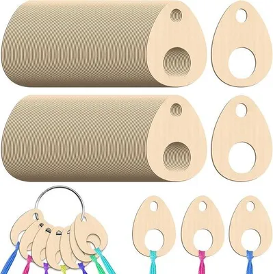 Obrázok produktu pre Drevený organizér na niť na krížové vyšívanie s kvapôčkami na niť – 4,8 x 3,2 cm – Drevený organizér na niť na krížové vyšívanie pre vyšívačky