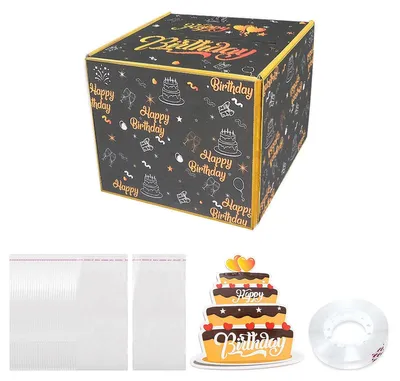 Produktbild von Geschenkbox für Geldgeschenke - Überraschende Geldgeschenkbox - 5,1 x 5,1 x 4,3 Zoll