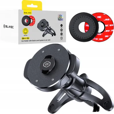 Productafbeelding van Blavec telefoonhouder voor in de ventilatieducten – Ring Quick Lock