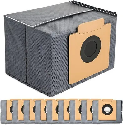 Productafbeelding van 10x stofzuigerzakken geschikt voor Eufy X8 Pro (incl. SES) / X10 Pro Omni (verpakking)