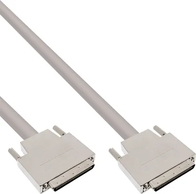 Produktbild von InLine SCSI U320 Kabel, 68pol micro Centronics (VHD) Stecker / Stecker, 3m, Beige, 3 m, 68-p, 68-p, Männlich/Männlich, 185 mm