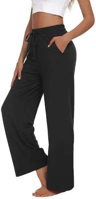 Produktbild von VIGVAN Jogginghose Damen Yogahose Weites Bein Freizeithose Trainingshose Sportho