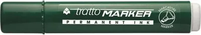 Image de Tratto Marker marqueur indélébile Pointe biseautée Vert 12 pièce(s)