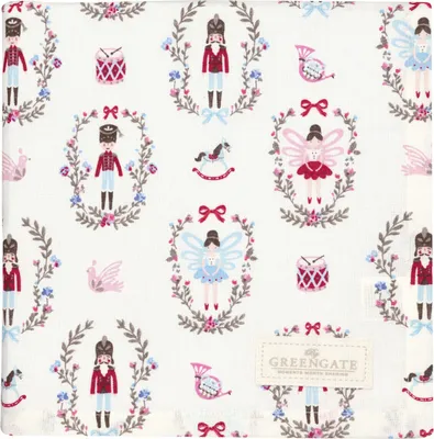 Produktbild von Greengate Cindarella Tischdecke white 100x100cm