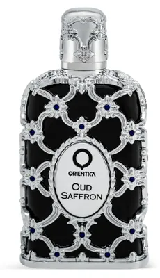 Produktbild von Orientica Oud Saffron, Unisex, 150 ml, Flüssiges Parfüm, Oriental, Vanilla, Patschuli, Safran, Adlerholzbaum, Guajak-Holz, Moschus