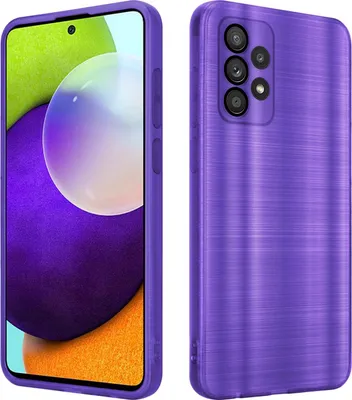Obrázek produktu pro Cadorabo Case for Samsung Galaxy A52 (4G / 5G) / A52s Protective Cover in Purple Kryt na mobilní telefon TPU Silikonové pouzdro Etui Case