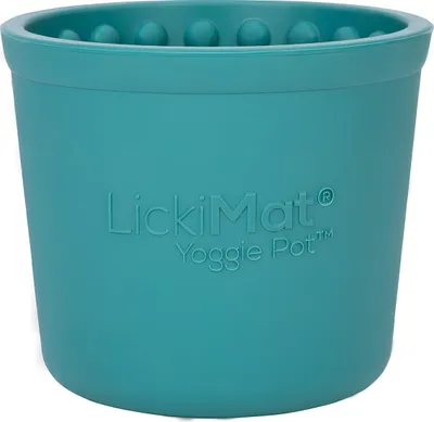 Produktbild von LickiMat Yoggie Pot Antischlingnapf, Farbe:türkis
