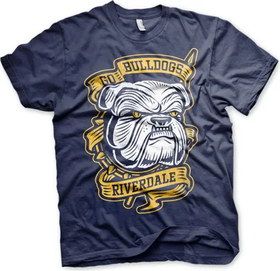 Produktbild von Riverdale - Go Bulldogs T-Shirt - X-Large - Navy
