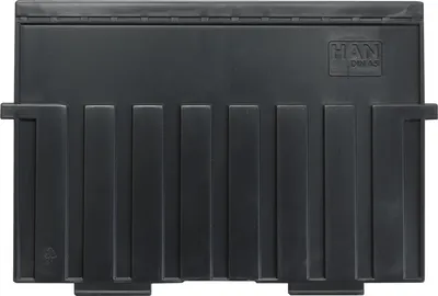 Image de HAN 9025-13 HAN Plaque de support pour boîtes à fiches, A5 horizontal, noir