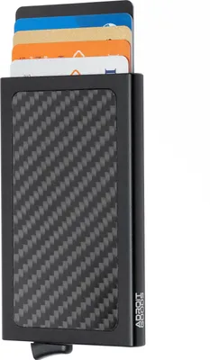 Obrázek produktu pro AdroitGoods Card Holder 7 Card Wallet - pouzdro na kreditní karty s technologií RFID - hliník/karbon - černá barva