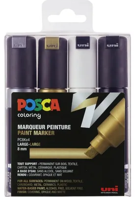 Image de POSCA Marker UNI PC-8K 4er Set