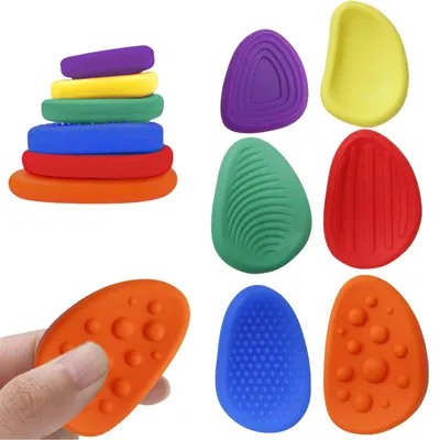Produktbild von Fidget-Spielzeuge, sensorische Spielzeuge – 6 Stück – zur Stressreduktion – für Kinder und Erwachsene
