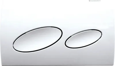 Image de Plaque de recouvrement Geberit Kappa20 pourdepuis dessus/devant blanc