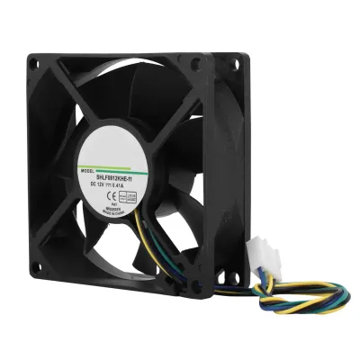 Image de SHLF0812KHE-11 DC12V 0,41A 8CM 4 broches PWM Régulation de température Ventilateur de boîtier