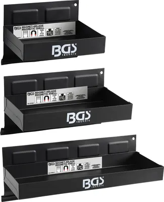 Immagine prodotto di BGS Set di vassoi magnetici 150 / 210 / 310 mm 3 pezzi - 67150