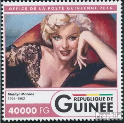 Produktbild von Briefmarken Guinea 2016 Mi 12000 (kompl. Ausgabe) postfrisch Marilyn Monroe