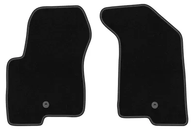 Image de Tapis avant en moquette pour Jeep Patriot 2006-2016 (tout-terrain) – 2 pièces, noirs, sur mesure – Wielganizator BASIC