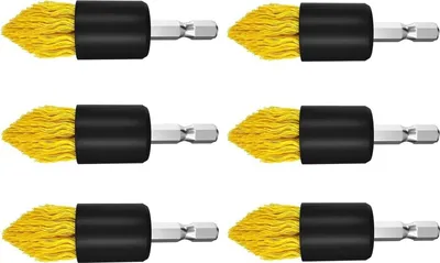 Produktbild von Stück Bürstenaufsatz Bohrmaschine Set, Elektrische Bohrer-Bürsten-Set – ideal für Poolfliesen, Badezimmer, WC, Keramik, Marmor, Auto, Automotive
