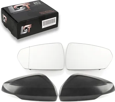 Produktbild von 2x Spiegelglas Außenspiegel asphärisch konvex Abdeckung für VW Polo für Audi A1