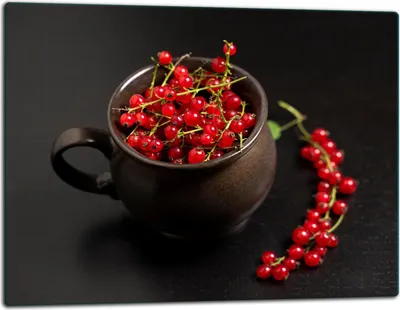 Produktbild von Glasschneidebrett Herdabdeckplatte Glaskeramikkochfeld Universal 52x40 cm Schwarz Obst