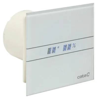 Produktbild von Cata E-100 GTH Automatik Axial-Badlüfter, 4W/8W, Rohrleitung 100mm, Weiß