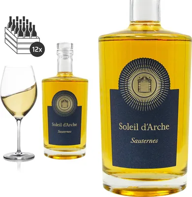 Produktbild von 12er Karton 2019 Soleil d'Arche Sauternes Zweitwein Château d'Arche Weißwein Edelsüß