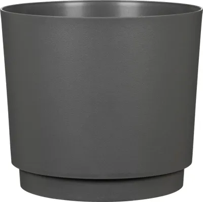 Obrázok produktu pre Plastový kvetináč Scheurich, Ø 28,8 x 25,8 cm, čierny